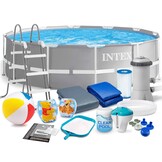 Intex opzetzwembad - Ø366 cm - 8592L - accessoires oa. filterpomp & bal