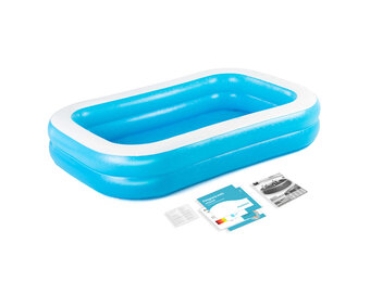 Bestway opblaaszwembad - 262x175x51cm - incl reparatiekit