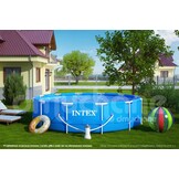 Intex opzetzwembad - 305cmx76cm - incl filterpomp - blauw