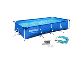 Bestway opzetzwembad - 400x211x81 cm - incl reparatiekit