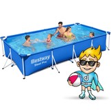 Bestway opzetzwembad - 400x211x81 cm - incl reparatiekit