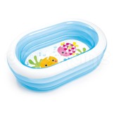 Intex opblaaszwembad - 163x107x46cm - blauw