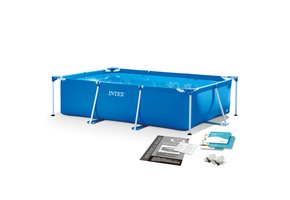 Intex opzetzwembad - 220x150x60cm - blauw