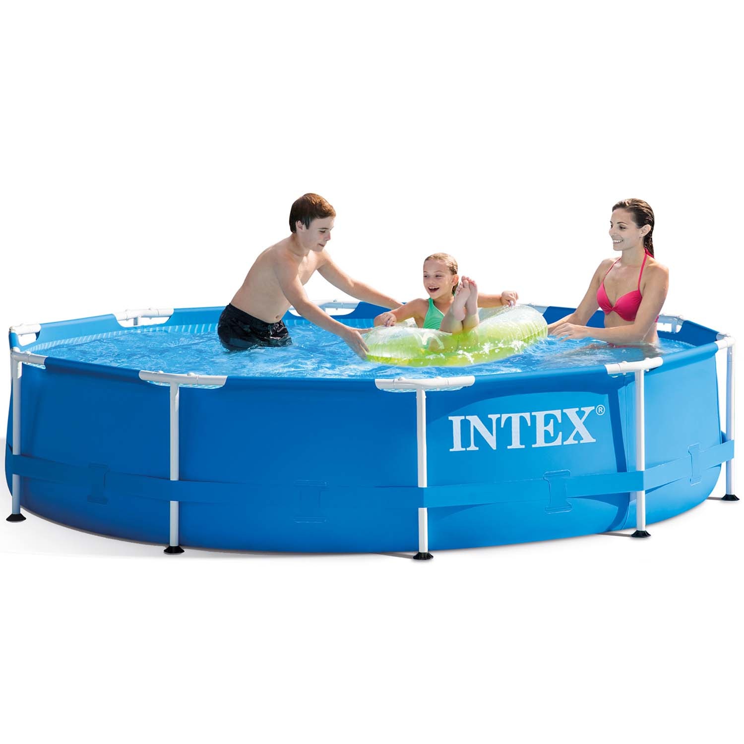 Intex opzetzwembad - 305x76 cm - PVC - blauw