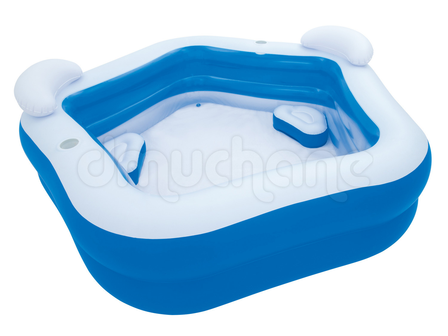 Bestway opblaaszwembad - 213x206x69cm - blauw