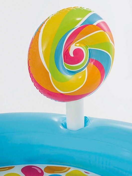 Intex opblaaszwembad - 295x191x130 cm - incl glijbaan