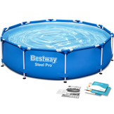 Bestway opzetzwembad - 305x76 cm - incl. reparatiekit en pluggen