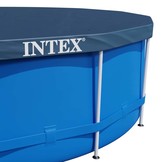 Intex opzetzwembad - 366cmx76cm - blauw - accessoires, filterpomp & bal