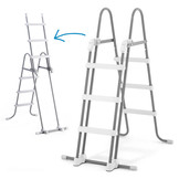 Intex opzetzwembad - 366x99cm - grijs - filterpomp & accessoires