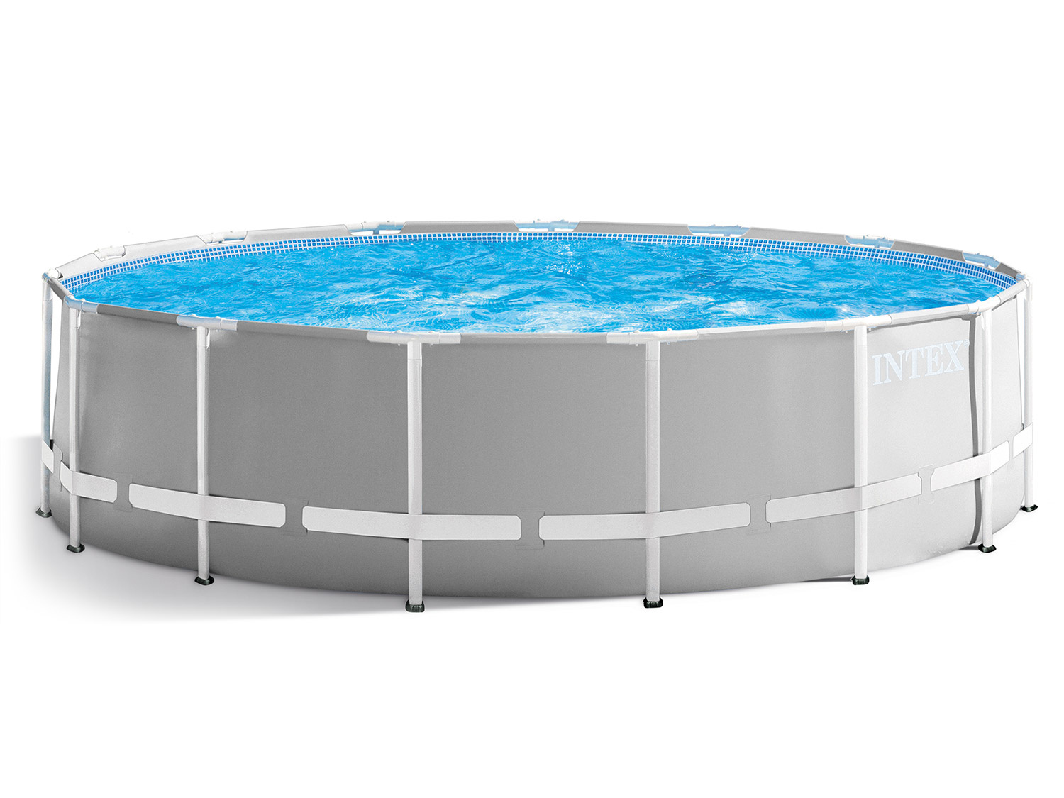 Intex opzetzwembad - 457x122cm - 16805L -  grijs