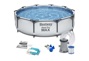 Bestway opzetzwembad - 305x76 cm - incl filterpomp & reparatiekit