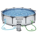 Bestway opzetzwembad - 305x76 cm - incl filterpomp & reparatiekit