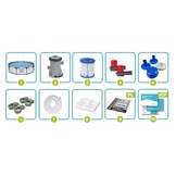 Bestway opzetzwembad - 305x76 cm - incl filterpomp & reparatiekit