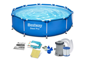 Bestway opzetzwembad - Ø305x76cm - incl filterpomp & accessoires