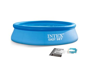Intex opblaaszwembad - 244cm - rond - blauw