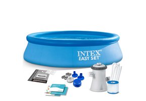 Intex opblaaszwembad - 244cm - 1942 liter - filterpomp