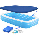 Bestway opblaaszwembad - 305x183x56cm - incl afdekzeil