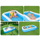 Bestway opblaaszwembad - 305x183x56cm - incl afdekzeil