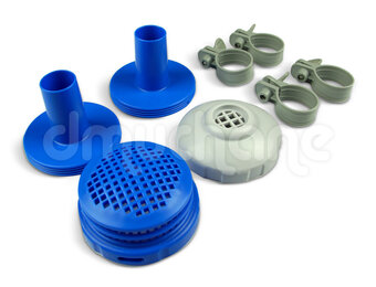 Intex zwembad filterpomp - 2006L per uur - papieren filter - grijs