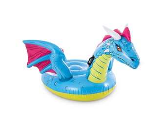 Intex opblaasbare zwembaddraak - Smok - 201x191cm - Groen