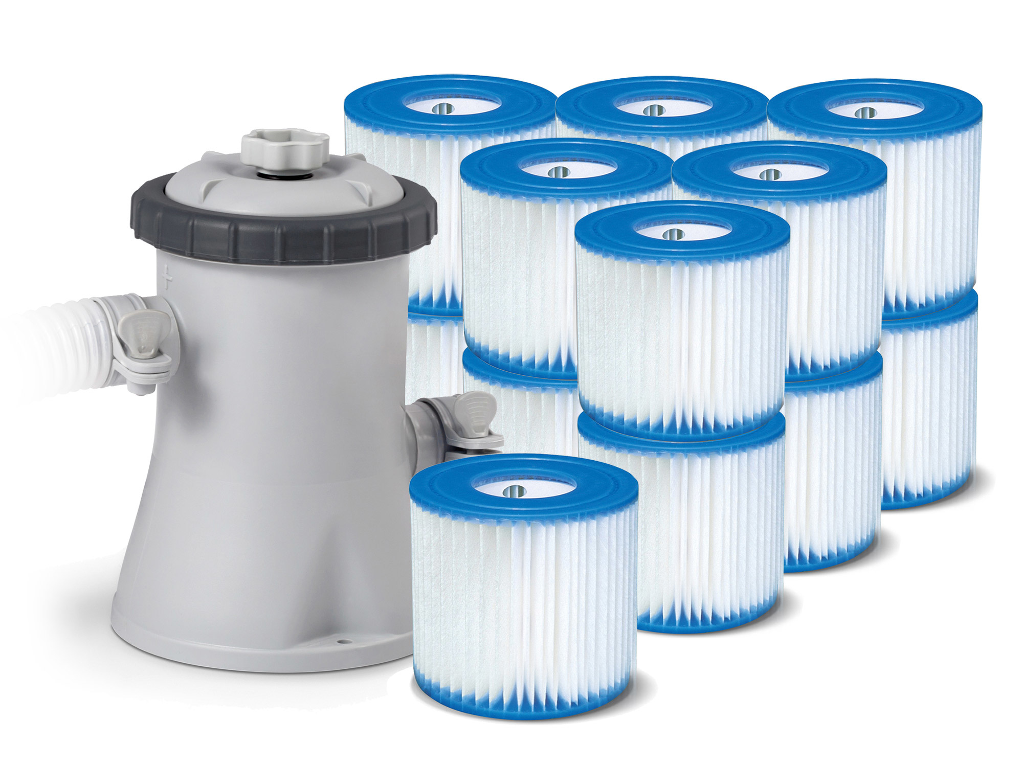 Intex zwembad filterpomp - 1250L per uur - incl 13 filters - 32mm