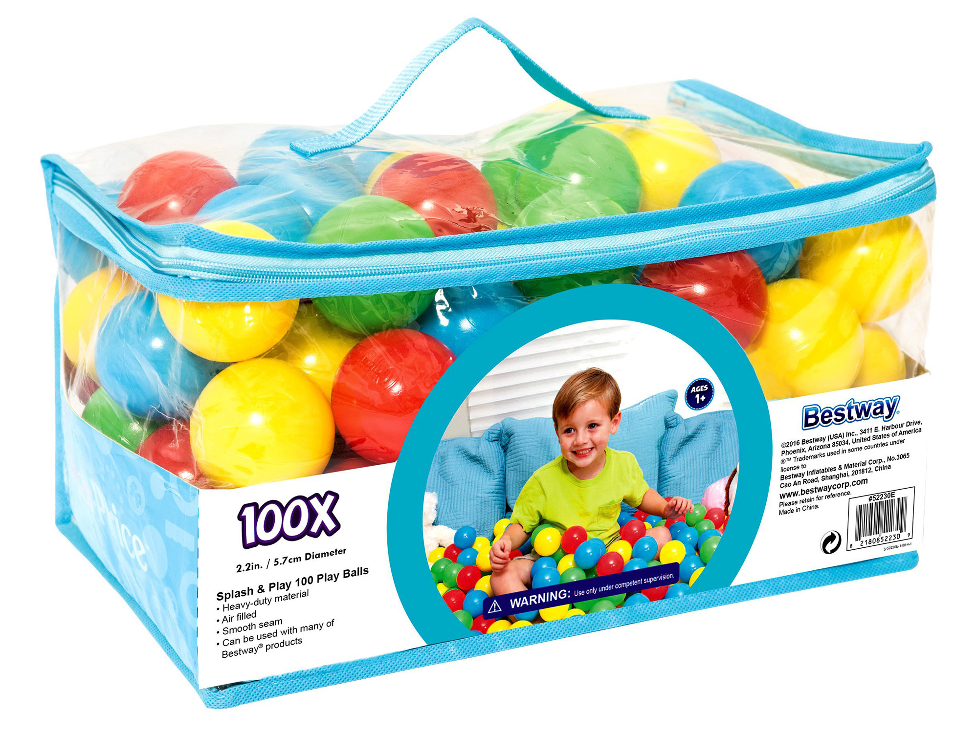 Bestway - 100 stuks opblaasbare ballen - 6,5 cm
