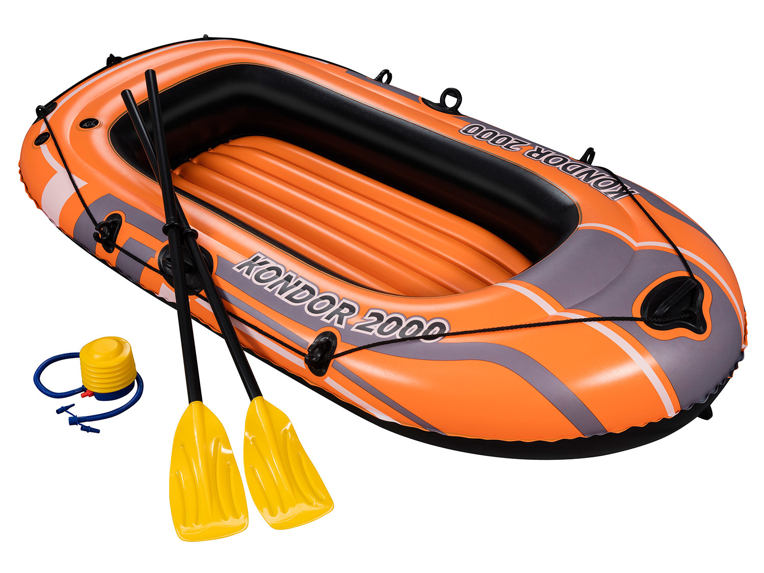 Bestway - opblaasbare roeiboot - 188x98 cm - incl. pomp & peddels