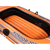 Bestway - opblaasbare roeiboot - 188x98 cm - incl. pomp & peddels