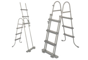 Bestway - zwembad ladder - 3 treden - antislip - 107cm