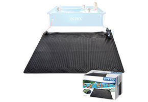 Intex - zwembad verwarmingspaneel - 120x120cm - 3-5°C - zwart