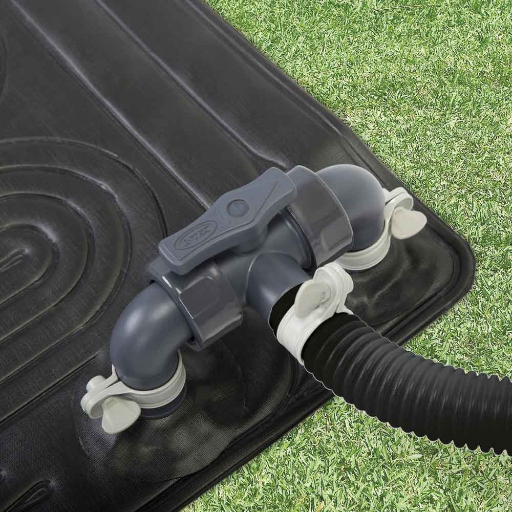 Intex - zwembad verwarmingspaneel - 120x120cm - 3-5°C - zwart