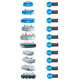 Intex - zwembad verwarmingspaneel - 120x120cm - 3-5°C - zwart