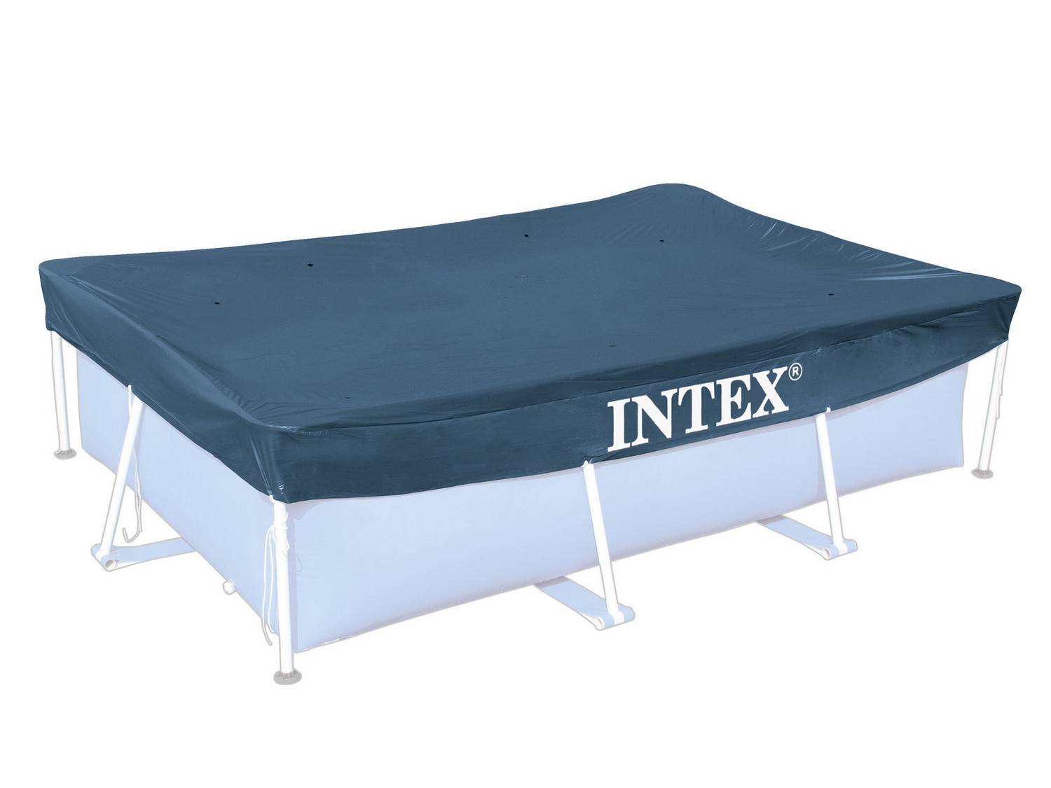 Intex zwembad afdekzeil - 460x226cm - blauw