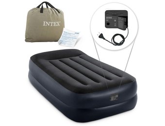 INTEX Luchtbed - 1 persoons - ingebouwde pomp - 191x99x42 cm