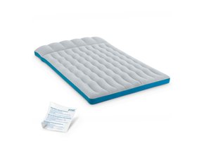 INTEX Luchtbed - 2 persoons - 193x127x24cm - grijs, blauw