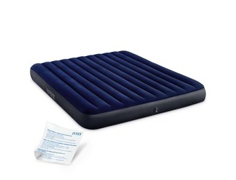 INTEX Luchtbed - 2 persoons - 203x183x25cm - marineblauw