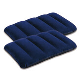 INTEX Luchtbed - 2 persoons - 203x152x25cm - met pomp - blauw