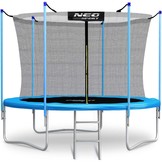 Trampoline - ø252 cm - blauw - incl. metalen trapje & net