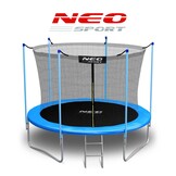 Trampoline - ø312cm - Max. 150 kg - incl. metalen trapje & net