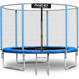 Trampoline - ø312cm - blauw - 150kg max - met ladder en net