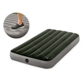 INTEX Luchtbed - 1 persoons - ingebouwde voetpomp - 191x99x25cm