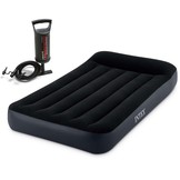 INTEX Luchtbed - 1 persoons - 191x99x25cm - met pomp - zwart