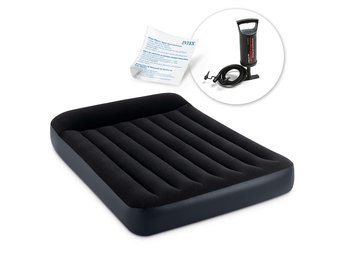 INTEX Luchtbed - 2 persoons - 191x137x25cm - met pomp - zwart