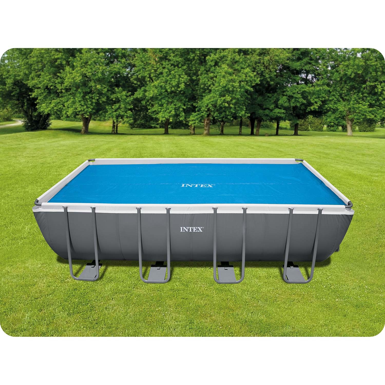 Intex - zwembad afdekzeil - 549x274 cm - blauw