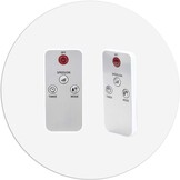 Staande ventilator - ⌀40cm - met afstandsbediening - verstelbaar in hoogte - zwart