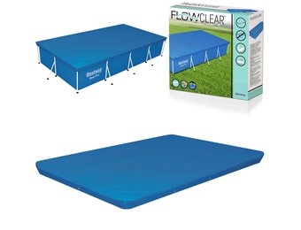 Bestway - afdekzeil zwembad - rechthoek - 410x226 cm - blauw
