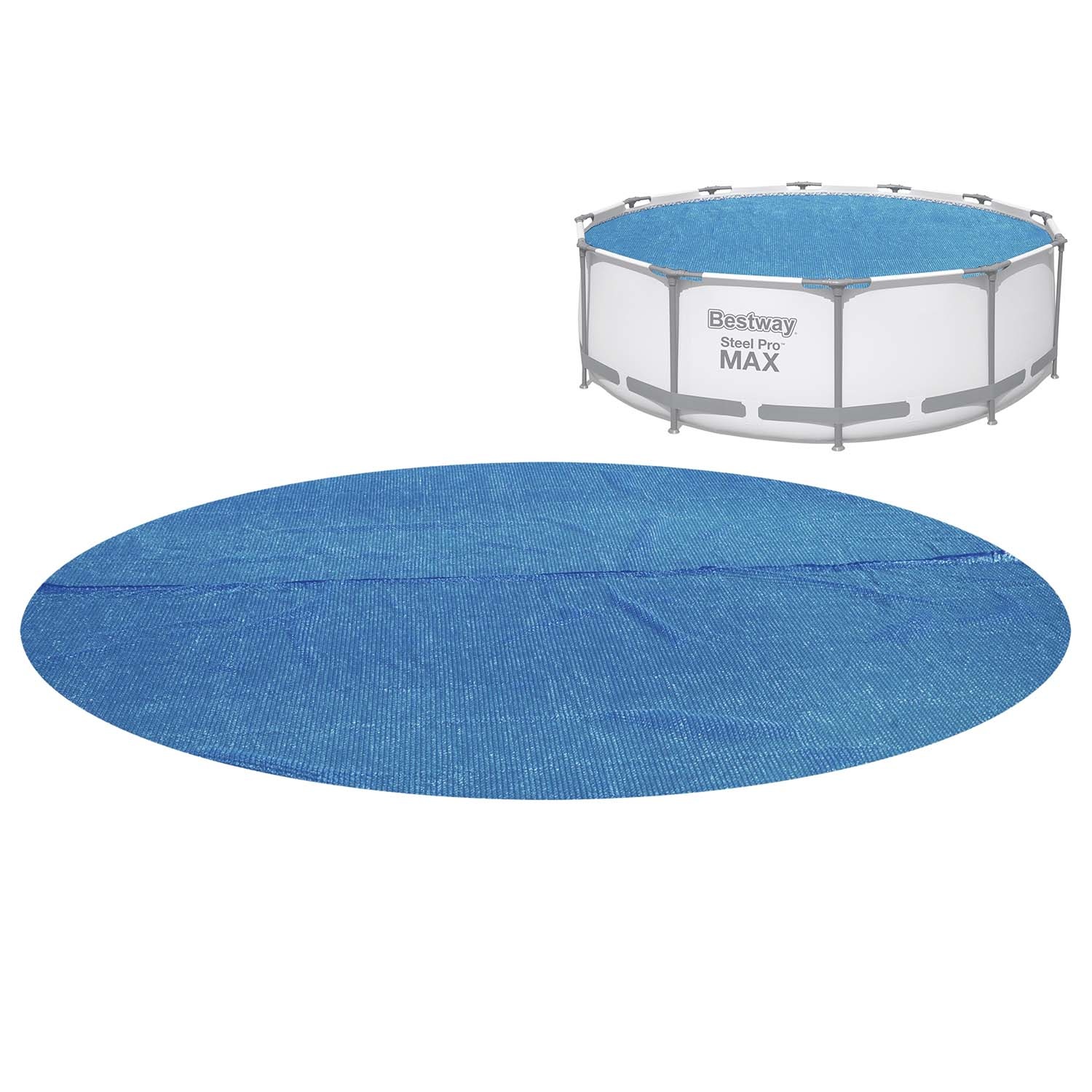 Bestway - afdekzeil zwembad - rond - 356 cm - blauw