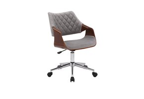 COLT - bureaustoel - 80-90x64x58 cm - bruin grijs