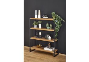 BOLIVAR - boekenkast - MDF - coat staal - 100x30x120 cm