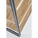 BOLIVAR - boekenkast - MDF - coat staal - 100x30x120 cm